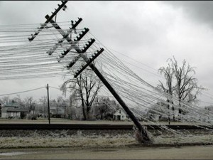 Ice Storm damages hydrolines