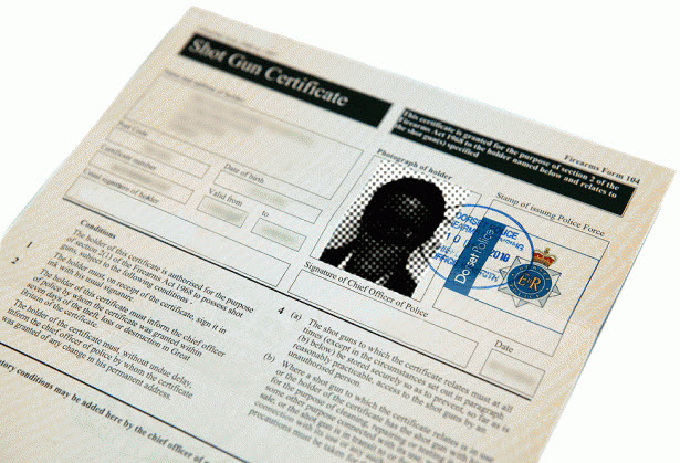 Shot Gun Certification Document Sample