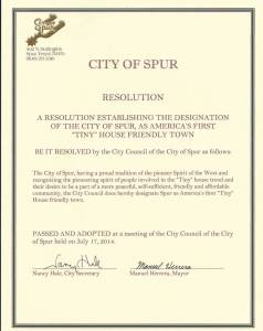 Resolution Spur Texas
